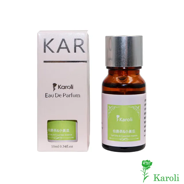 【Karoli 卡蘿萊】伯爵茶與小黃瓜 天然複方香精 2入組(10ml)
