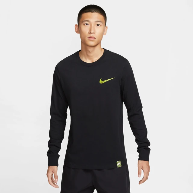 NIKE 耐吉 長袖上衣 男款 運動 AS U NSW TEE LS OC MBR UNISEX 黑 FZ7957-010(3S4044)