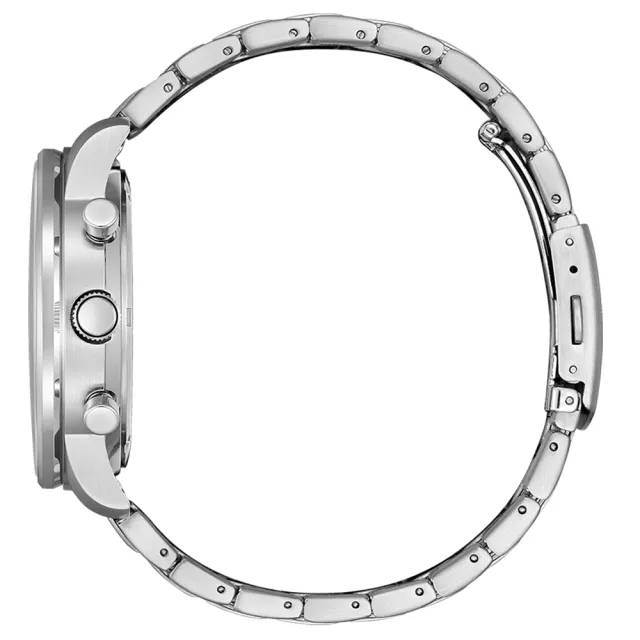 【CITIZEN 星辰】送禮首選★CITIZEN 星辰Chronograph系列光動能計時手錶  禮物  手錶(CA4500-91X)