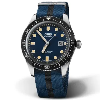 【ORIS 豪利時】DIVERS SIXTY-FIVE系列 復刻 潛水機械腕錶 新年 送禮 推薦(0173377204055-0752128FC)