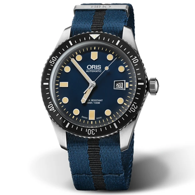 ORIS 豪利時 DIVERS SIXTY-FIVE系列 復刻 潛水機械腕錶 雙12 優惠(0173377204055-0752128FC)