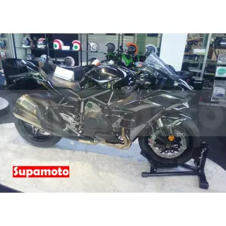【Supamoto】機車前輪駐車架―三角 (可調/停車架/駐車台/前叉/拖車/維修/保養/美容/中柱)