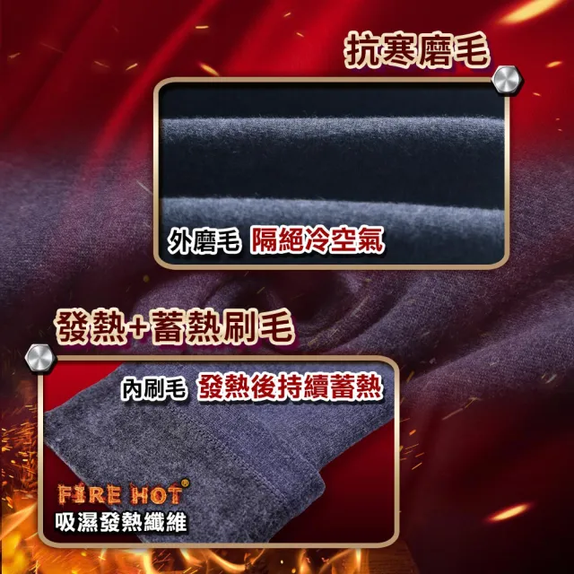 【5B2F 五餅二魚】吸濕發熱保溫褲(請認明FIRE HOT認證吊牌)