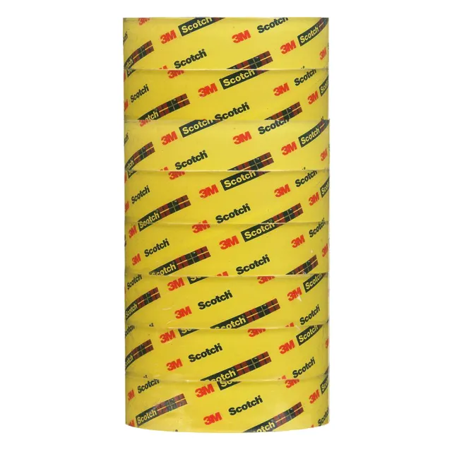 【3M】502S 18mm 超透明筒裝OPP40Y 8個裝(辦公 學生 開學 文具)