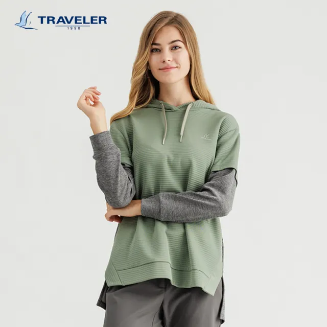 【TRAVELER 旅行者】女款消臭吸排保暖上衣｜242TR825(吸濕排汗/上衣)