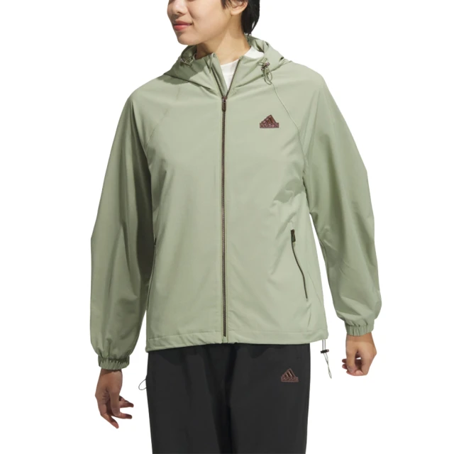 adidas 愛迪達 TECH WV JKT 連帽運動外套 女 - JJ1129