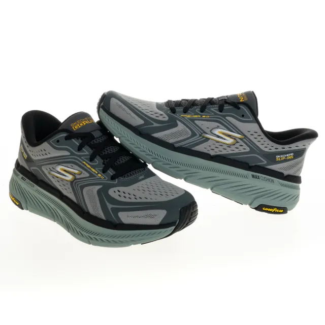 【SKECHERS】男鞋 慢跑系列 慢跑鞋 瞬穿舒適科技 GO RUN MAX CUSHIONING PREMIER 2.0(220837GYCC)