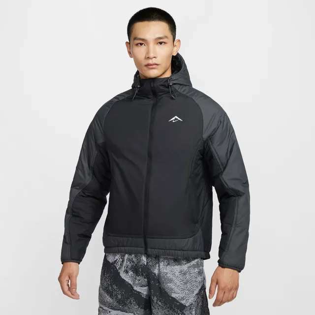 【NIKE 耐吉】外套 男款 運動連帽外套 AS M NK THFIT PRMLFT TRAIL JKT 黑 FZ0004-010