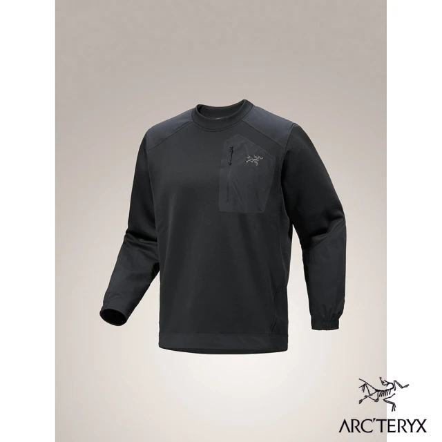 Arcteryx 始祖鳥 男 Konseal 快乾長袖圓領衫(黑)