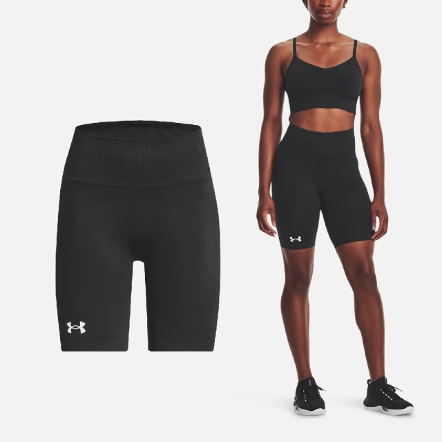 UNDER ARMOUR 緊身褲 Train Seamless 女款 黑 針織 吸濕 排汗 高腰 Leggings 褲子 UA(1379151001)