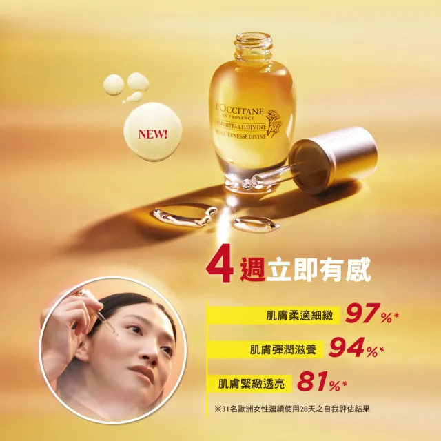 【L’Occitane 歐舒丹】官方直營 蠟菊賦活極萃油30ml(美容油/保濕)