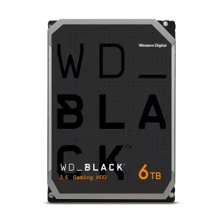 【WD 威騰】黑標 6TB 3.5吋 7200轉 256MB 電競型內接硬碟(WD6004FZBX)