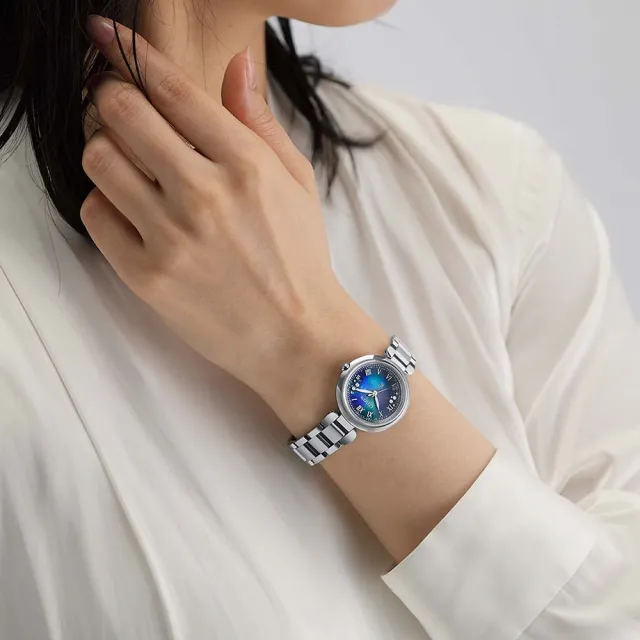 【CITIZEN 星辰】xC系列 千彩之海限定款 電波對時 鈦金屬 光動能腕錶/29mm(ES9460-61L)