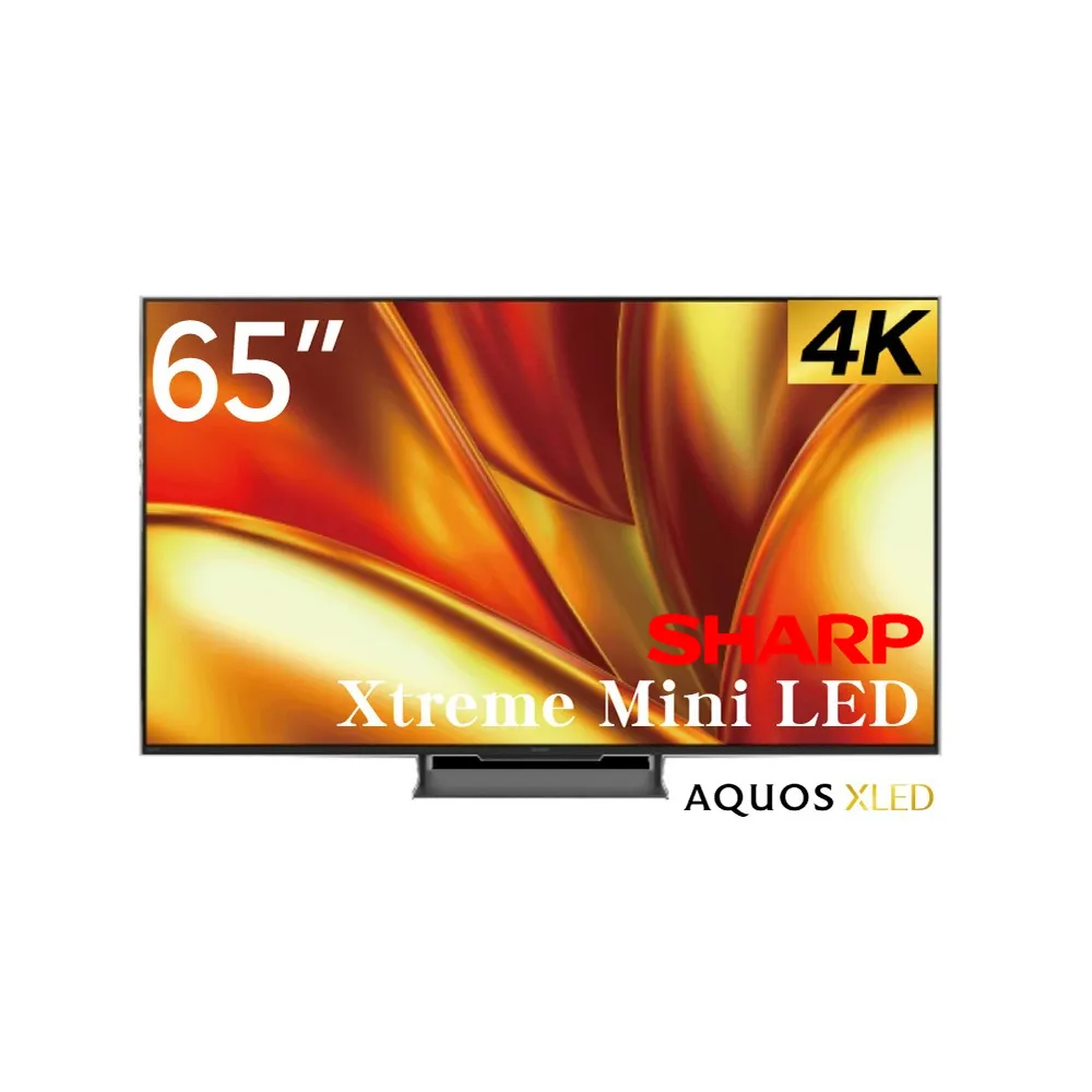 【SHARP 夏普】65型 AQUOS LED 4K Google TV聯網顯示器(4T-C65GU8500X)