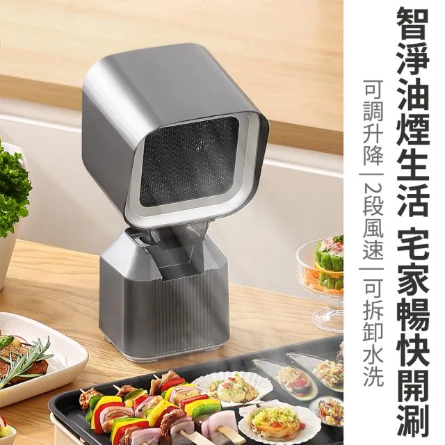 家用小型油煙機 可移動桌面抽油煙機(烤肉吸煙機/油煙機/去油煙器/吸煙器)