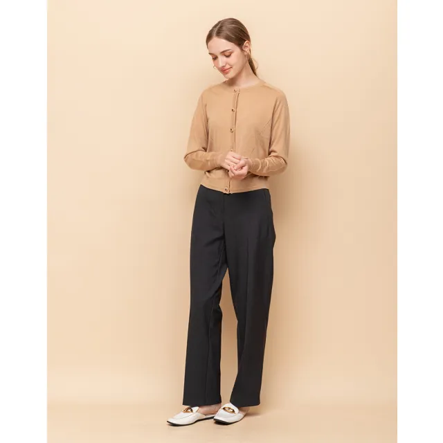 【perng yuh 芃諭名品】溫適調性 直筒 厚磅 落地西裝褲(2024 AW Collection|3C秋冬新品上市)