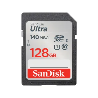 【SanDisk】SanDisk Ultra SDXC UHS-I 128GB 記憶卡 140MB/s(公司貨)