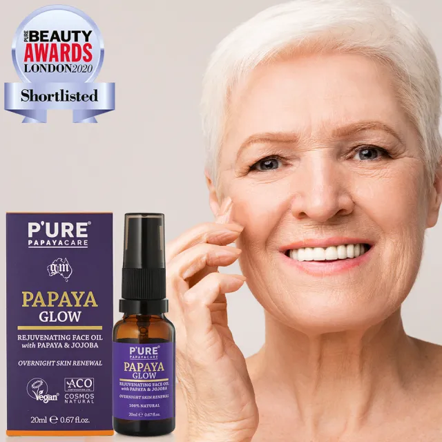 【澳洲 Pure Papayacare】木瓜亮澤滋養精華油(6入組  20ml/瓶)