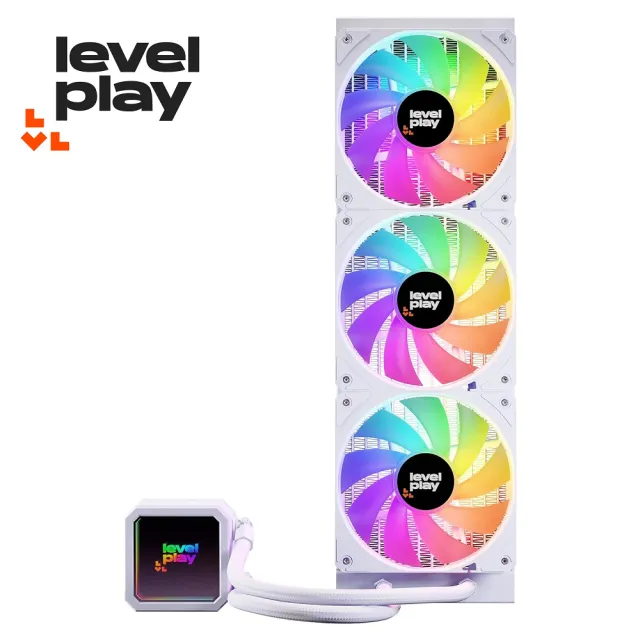 【Levelplay】銳玩 CL360 360mm ARGB 水冷 白(CL360 ARGB)