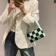 【KT DADA】鏤空包包 斜背盒子包 腋下手提包 潮流 女生小包 禮物 棋盤格包 小方包 手提包 日本