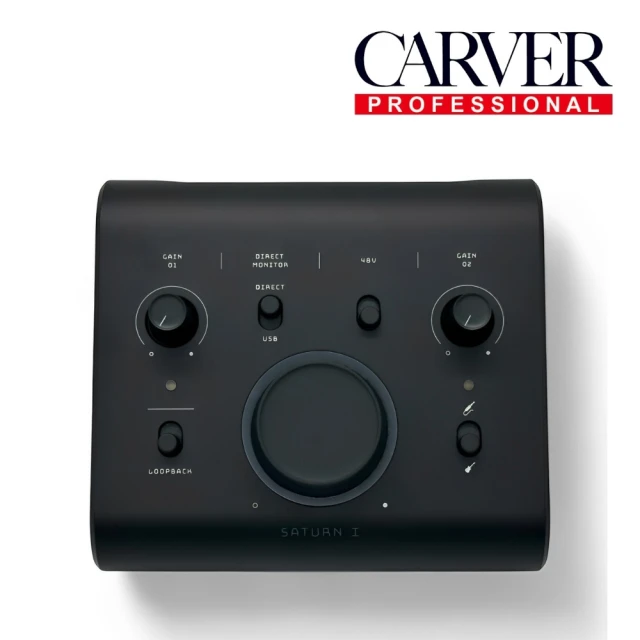 CARVER Saturn I 錄音介面／新手也能簡單操作(Saturn 1 錄音室 混音器 Mixer 效果器 直播 播客)