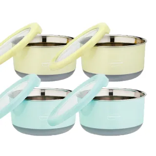 【THERMOcafe凱菲】買1送1_不鏽鋼多功能隔熱碗1200ml(TC-BOWL)