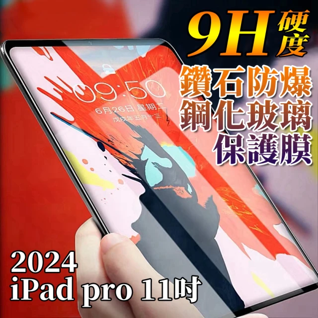 Geroots Apple蘋果2024版iPad Pro 11吋 鋼化玻璃保護膜保護貼