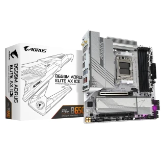 GIGABYTE 技嘉GIGABYTE 技嘉 搭 16G記憶體*2★B650M AORUS ELITE AX ICE DDR5 主機板