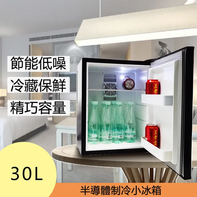 【LEZUN 樂尊】110V 半導體小冰箱 酒店冷藏櫃(保鮮冷藏櫃/飲料櫃/冰吧/留樣櫃)