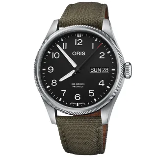 【ORIS 豪利時】Big Crown系列 ProPilot 飛行機械腕錶 新年 送禮 推薦(0175277604164-0732202LC)