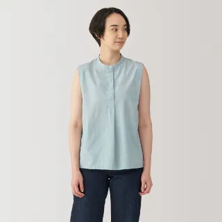 【MUJI 無印良品】女涼感平織布無袖套衫(共3色)