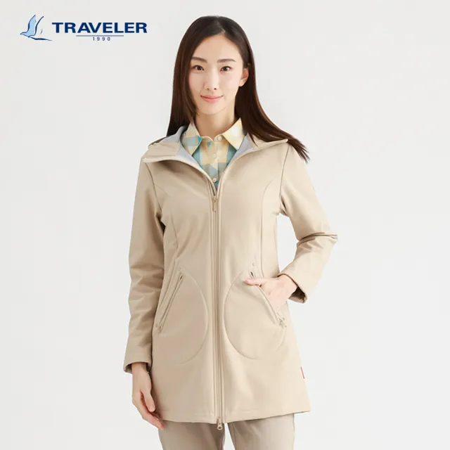 【TRAVELER 旅行者】女款Soft Shell 防風撥水保暖外套|242TR213(防風/撥水/保暖/外套)