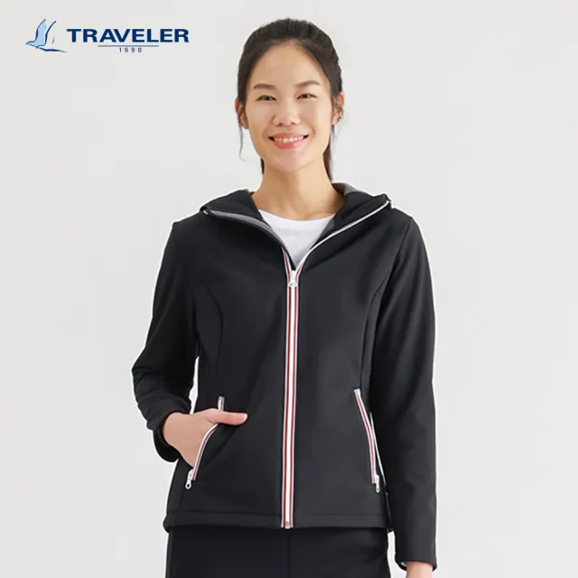 【TRAVELER 旅行者】女款Soft Shell 防風撥水保暖外套｜242TR214(防風/撥水/保暖/外套)