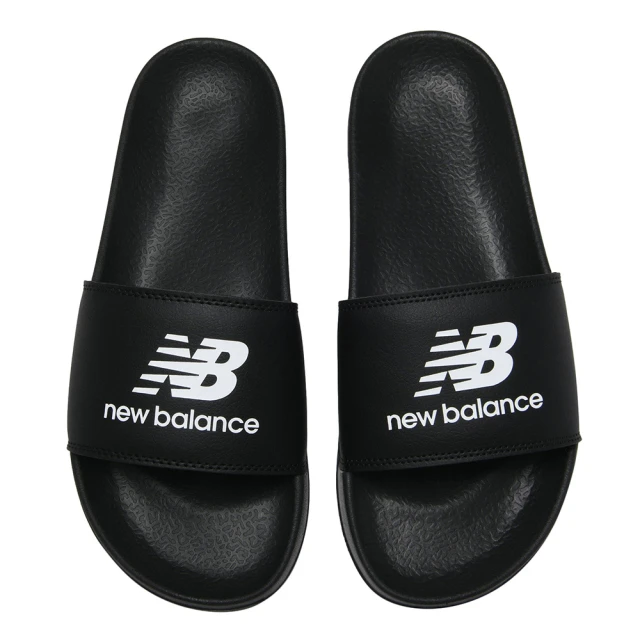 NEW BALANCE NB 黑色 運動拖鞋 男女款 休閒(SUF050E2)