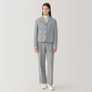 【MUJI 無印良品】MUJI Labo女羊毛混直筒褲(共3色)