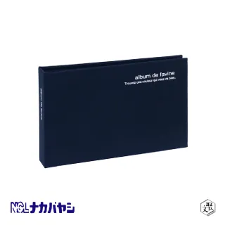 【Nakabayashi 仲林】NCL 馬卡龍橫式相本-黑 DFPKG-40D(原廠正貨)