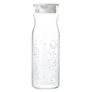 【NITORI 宜得利家居】DECO HOME商品 耐熱玻璃水壺 長尾山雀 SIMAENAGA 1.2L c-DY01(耐熱玻璃)