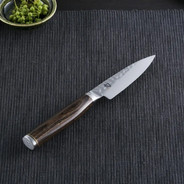 【KAI 貝印】旬 Shun 日本製大馬士革鋼高級水果刀 蔬果刀 小刀 削皮刀 10cm TDM-0700(菜刀 高品質)