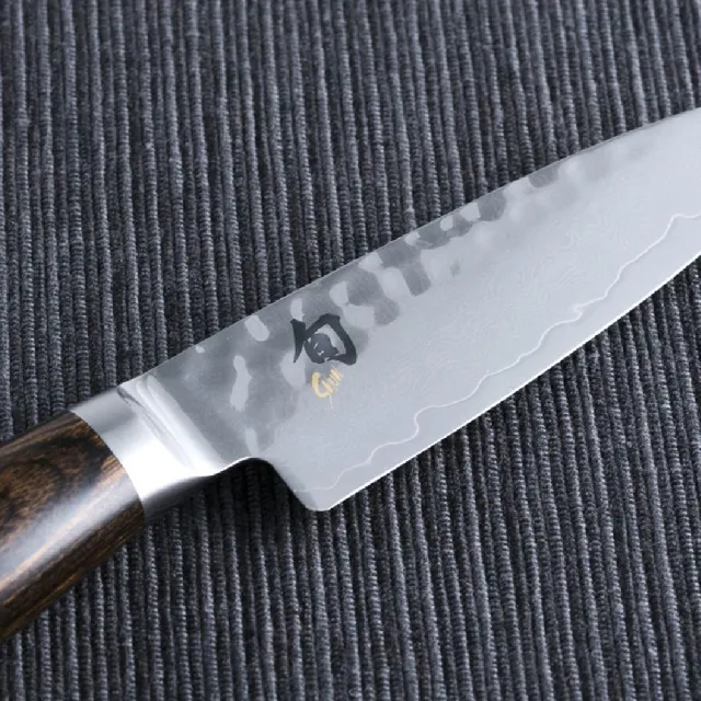 【KAI 貝印】旬 Shun 日本製大馬士革鋼高級水果刀 蔬果刀 小刀 削皮刀 10cm TDM-0700(菜刀 高品質)
