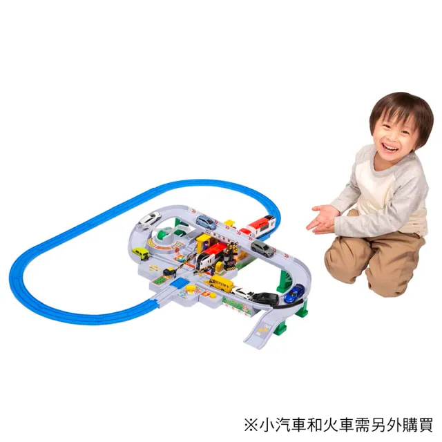 【TAKARA TOMY】PLARAIL 鐵道王國 多美火車平交道迴轉車道組