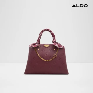 【ALDO】ASTRAEA-細緻巧思絲巾提把手提包-女包(紅色)