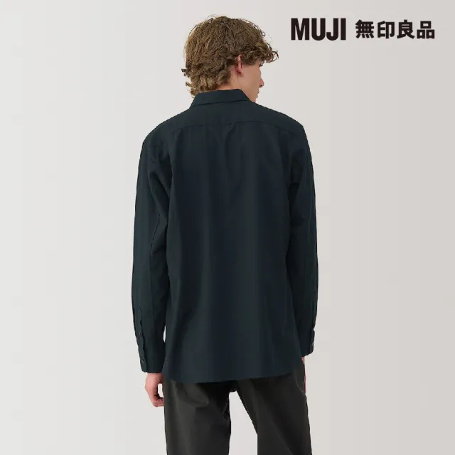 【MUJI 無印良品】MUJI Labo男起毛斜紋織標準領襯衫(共2色)