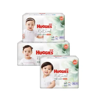 【HUGGIES 好奇】小森林 黏貼型 M-XL(黏貼型紙尿褲/尿布/箱)