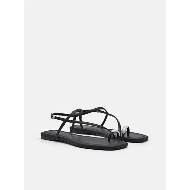 PEDRO Lia趾環涼鞋-黑色(小CK高端品牌 新品上市 摩登職場)