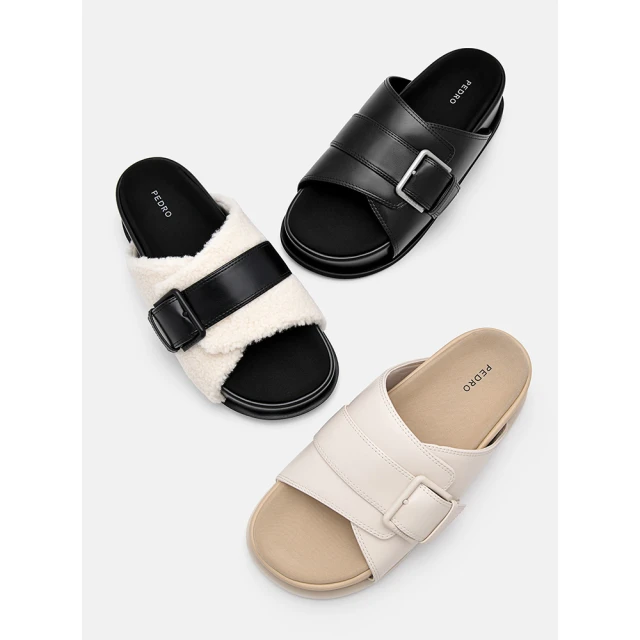 PEDRO 搭扣涼鞋-混色(小CK高端品牌 新品上市 摩登職場)