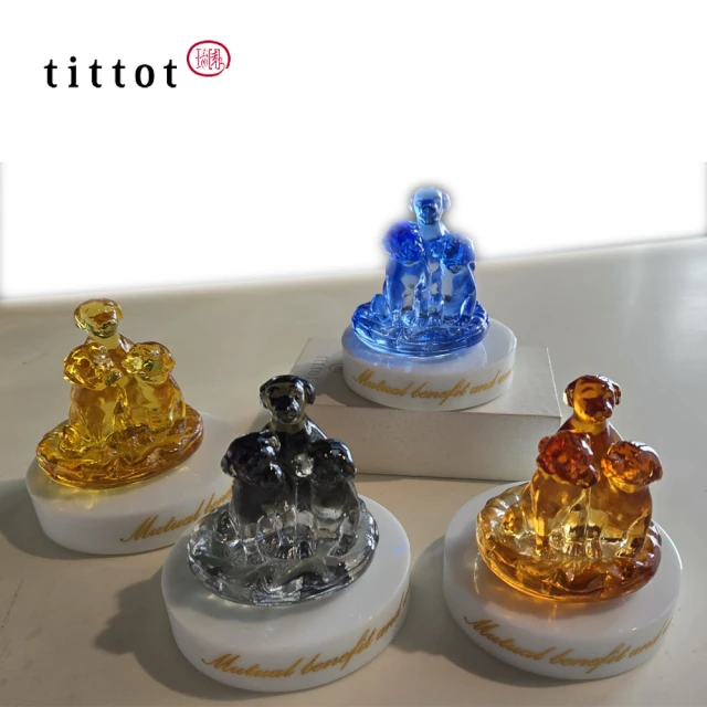 tittot 琉園 合利共贏-擺飾(迎賓/禮品/典藏/水晶/琉璃/祝福)