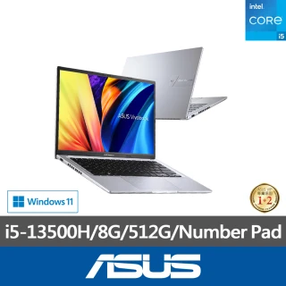 ASUS 筆電包/滑鼠組★14吋i5輕薄筆電(Vivobook X1405VA/i5-13500H/8G/512G SSD/W11)