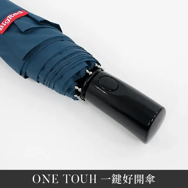 【雨傘王】BigRed將將好 8骨抗風傘骨 大傘面 自動折疊傘 25吋 防潑水 快乾 2人撐(終身免費維修)