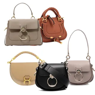 【Chloe’ 蔻依】多款多色 素色 黑色 米色 棕色 灰色 馬鞍包 側背包 斜背包 手提包 半月包