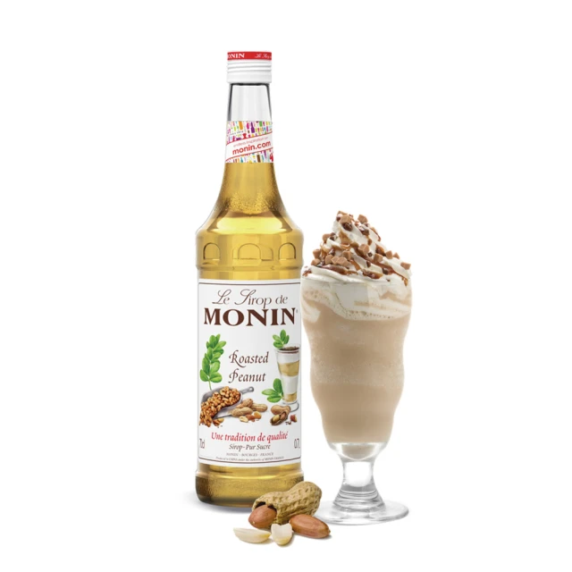 MONIN 系列風味糖漿700ml(烤焦糖花生風味/桂花風味)